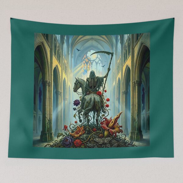 Item preview, Dark Gothic Art &amp; Fine Art Prints (1:1 Square Posters) designed and sold by Cyber-ART-Studio.