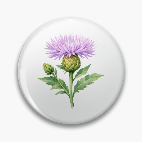 Item preview, Cesta de flores color lavanda en acuarela designed and sold by silviaol.