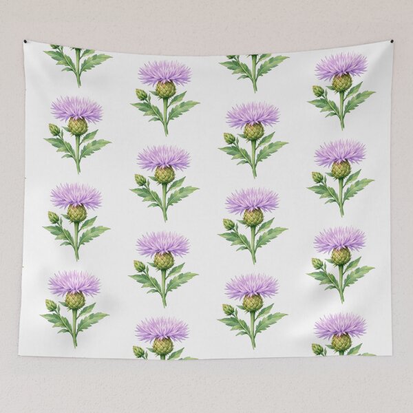 Item preview, Watercolor Lavender Color Basket Flower designed and sold by silviaol.