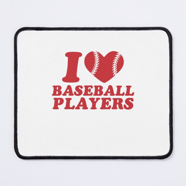 Item preview, I Love Baseball Players - Funny Baseball Supporter designed and sold by gunaone-design.