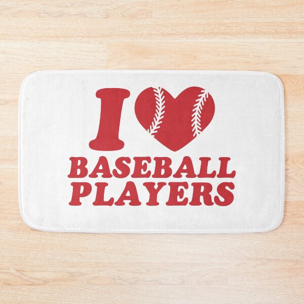 Item preview, I Love Baseball Players - Funny Baseball Supporter designed and sold by gunaone-design.