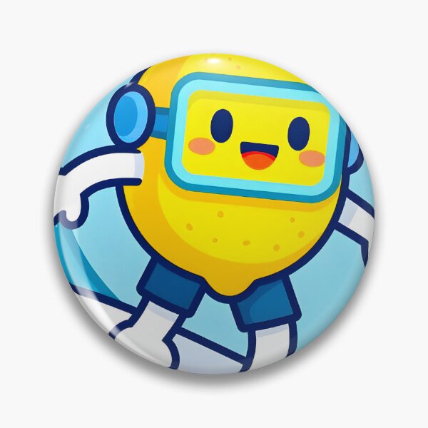 Item preview, Cute Surfing Lemon on Wave | Kawaii Cyber Summer Fruits designed and sold by Felia001.