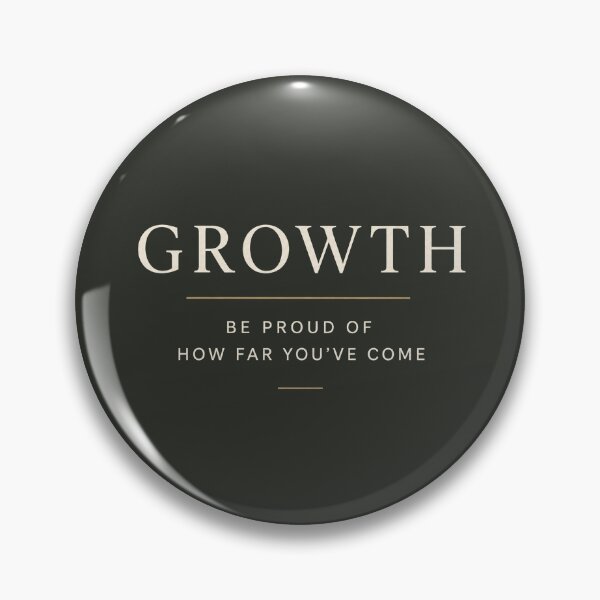 Item preview, Growth – Be Proud of How Far You've Come | Motivational Typography Quote Design designed and sold by NBT-NOVA.