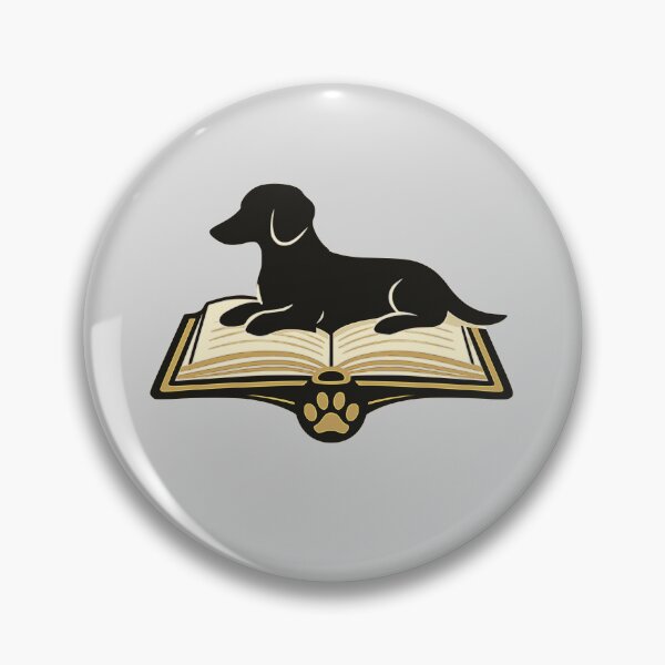 Item preview, Dog Reading Book Paw Print designed and sold by Corvoria.