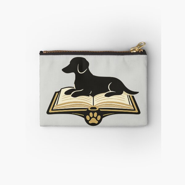 Item preview, Dog Reading Book Paw Print designed and sold by Corvoria.