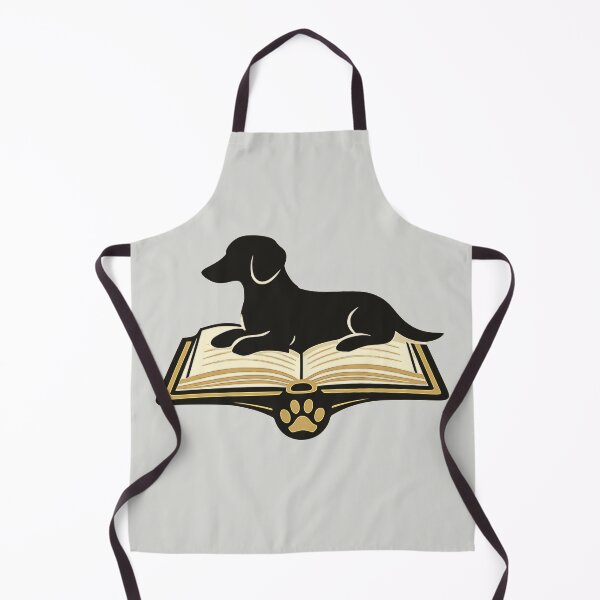 Item preview, Dog Reading Book Paw Print designed and sold by Corvoria.