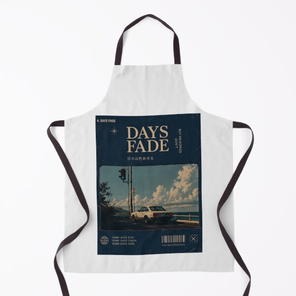 Item preview, Days Fade Retro Aesthetic Poster designed and sold by KAIGEN7.