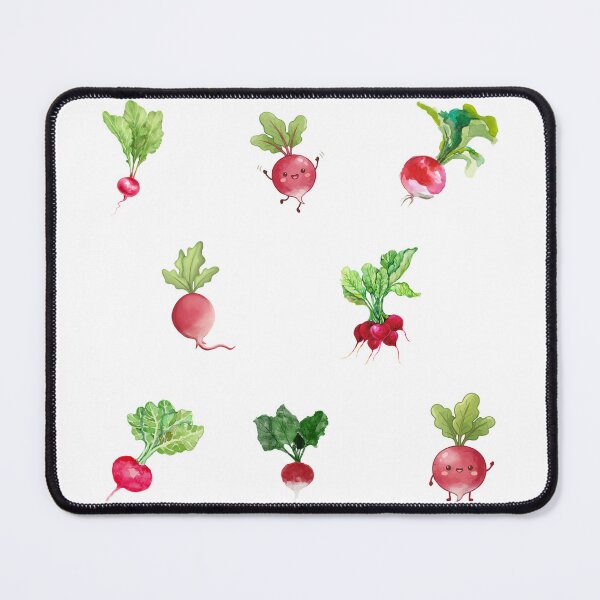 Item preview, Watercolor Radish with Green Tops  designed and sold by silviaol.