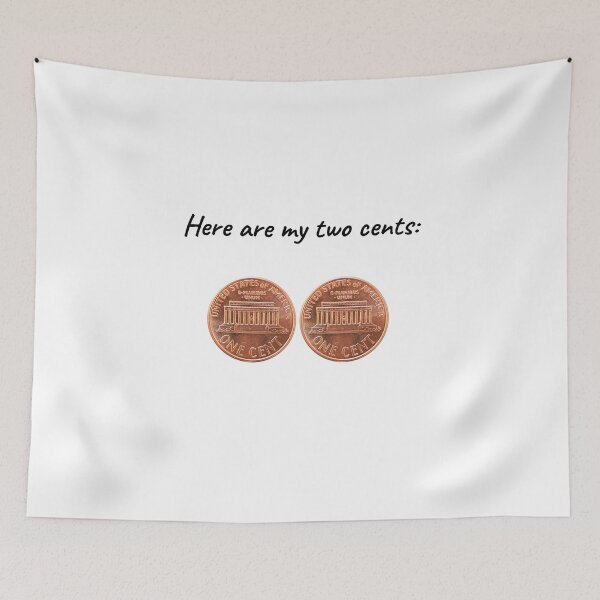 Item preview, Here are my two cents  designed and sold by LisanzioStore.