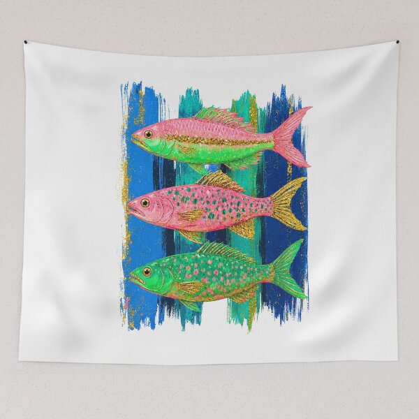 Item preview, Colorful Tropical Fish Tee – Ocean Life Coastal Beach Art Design designed and sold by All1style.