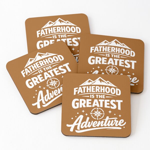 Item preview, Fatherhood Is the Greatest Adventure | Inspirational Dad Quote | Father's Day Gift designed and sold by DesignHouse07.