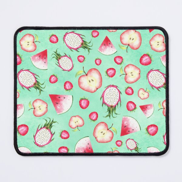 Item preview, Red Fruits on Green Watercolor designed and sold by lisanganart.