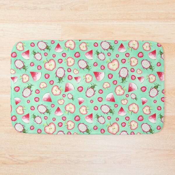 Item preview, Red Fruits on Green Watercolor designed and sold by lisanganart.