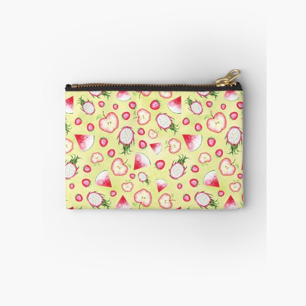 Item preview, Red Fruits on Yellow Watercolor designed and sold by lisanganart.