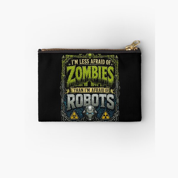 Item preview, Funny Zombie Robot Halloween Comic Design designed and sold by Department61.
