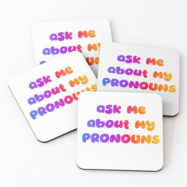 Item preview, ask me about my pronouns designed and sold by ArtByLeighfy.