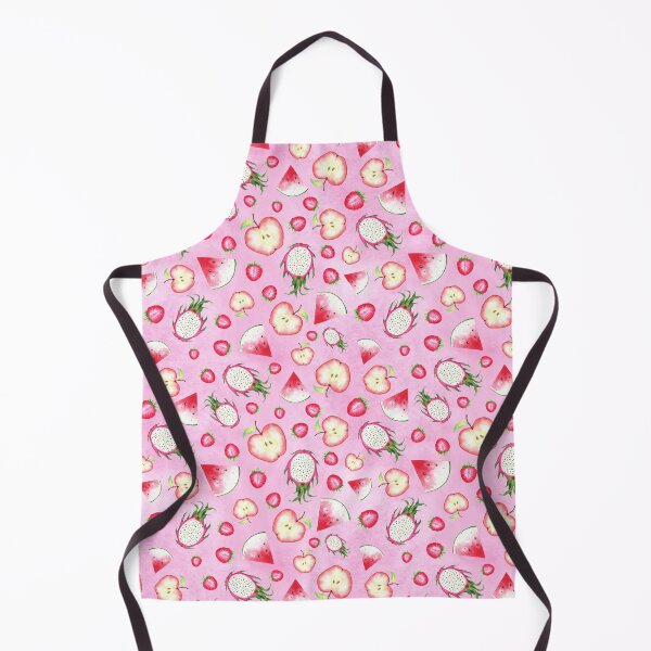 Item preview, Red Fruits on Pink Watercolor designed and sold by lisanganart.