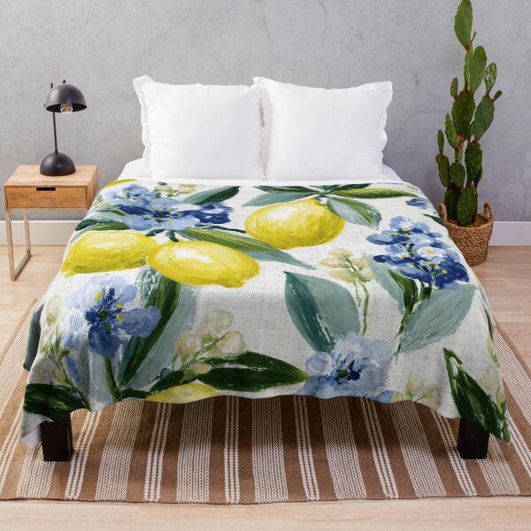 Item preview, Oil Painting Lemon Floral Pattern Housewarming Gift Idea designed and sold by Vibrantdream.