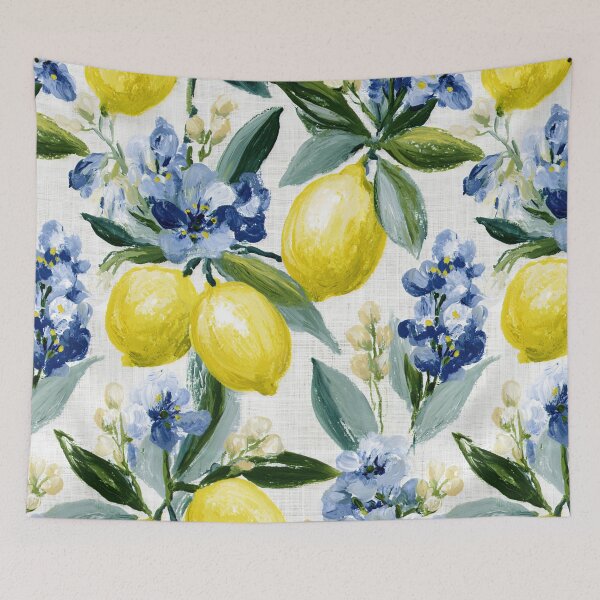 Item preview, Oil Painting Lemon Floral Pattern Housewarming Gift Idea designed and sold by Vibrantdream.