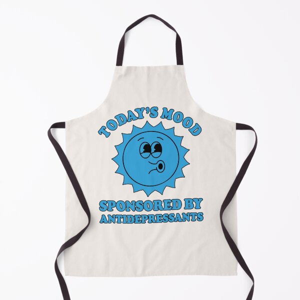 Item preview, Today's Mood Sponsored By Antidepressants, Funny Sarcastic Depression designed and sold by VintageMashup.