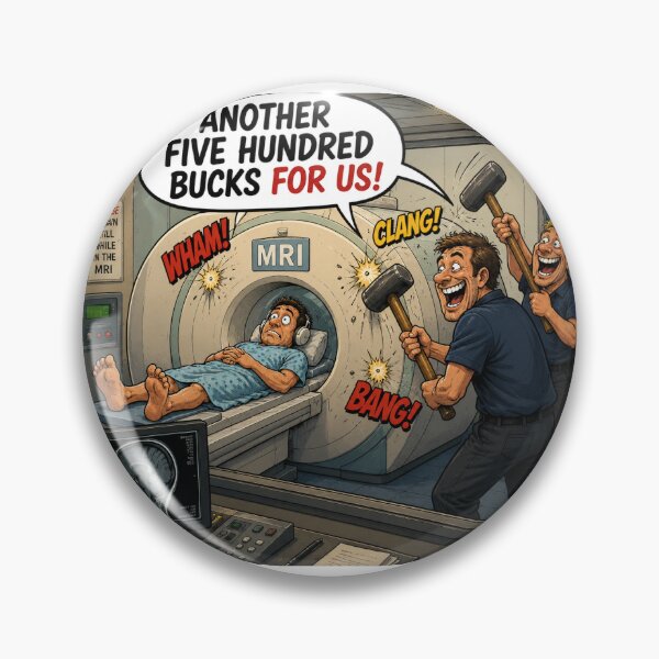 Item preview, Noisy MRI as a joke designed and sold by GentleKnight.