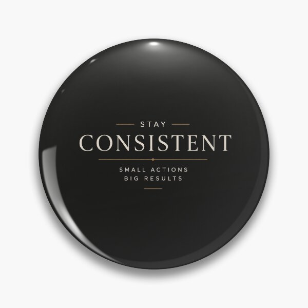 Item preview, Stay Consistent – Small Actions Big Results Motivational Quote Typography Design designed and sold by NBT-NOVA.