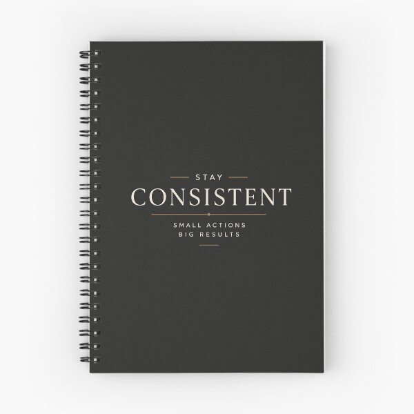 Item preview, Stay Consistent – Small Actions Big Results Motivational Quote Typography Design designed and sold by NBT-NOVA.