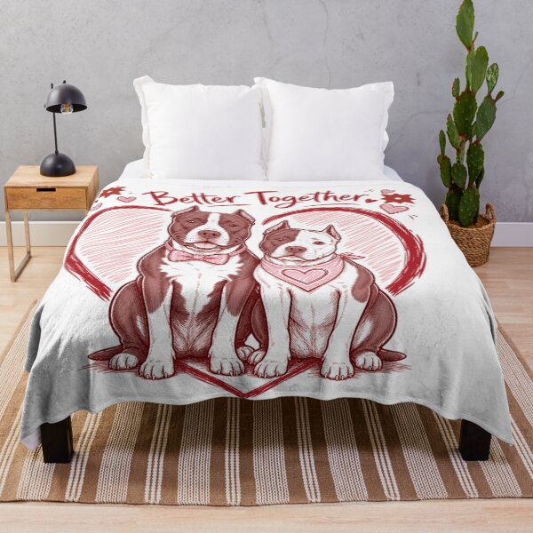 Item preview,  Better Together Dog with Heart  designed and sold by freshwear design.