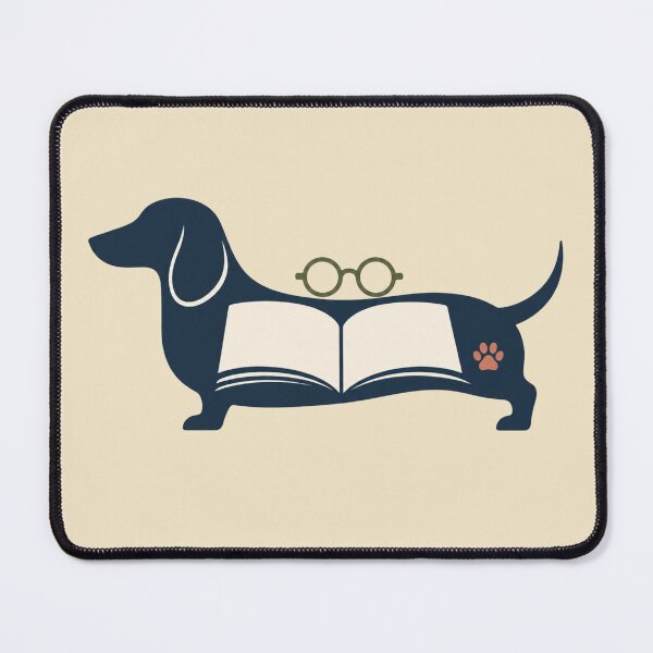 Item preview, Dachshund Book Lover Reading Dog designed and sold by Corvoria.