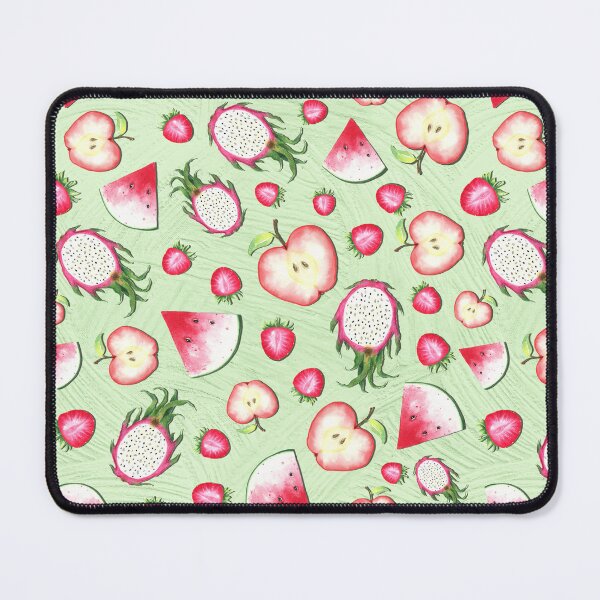 Item preview, Red Fruits on Light Green Acrylics designed and sold by lisanganart.