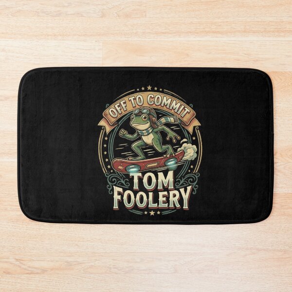 Item preview, Off To Commit Tom Foolery Funny Frog Meme Shirt | Chaotic Hoverboard Humor designed and sold by Cree8if.