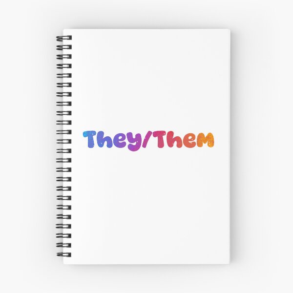 Item preview, They/Them Pronouns designed and sold by ArtByLeighfy.