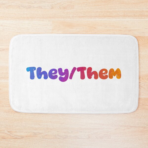 Item preview, They/Them Pronouns designed and sold by ArtByLeighfy.