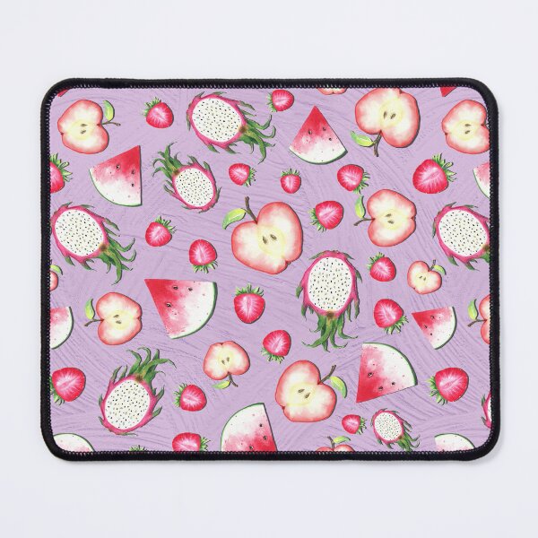 Item preview, Red Fruits on Lavender Acrylics designed and sold by lisanganart.