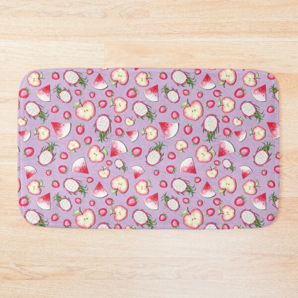 Item preview, Red Fruits on Lavender Acrylics designed and sold by lisanganart.