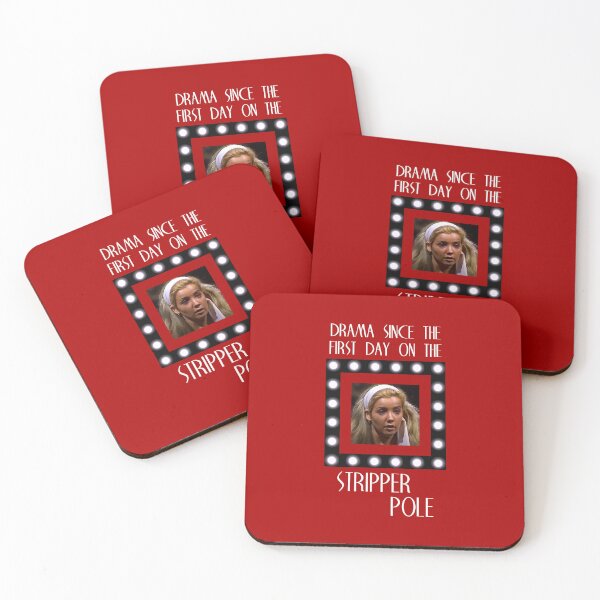 Item preview, Drama Since…Stripper Pole (on Red) designed and sold by PawsitiveMum3.