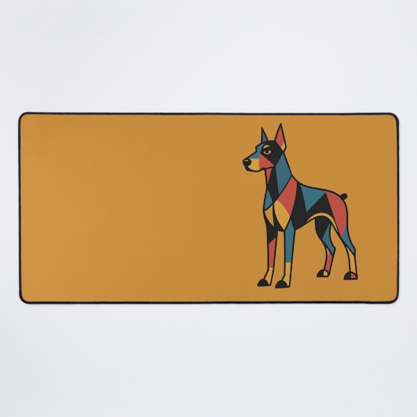 Item preview, Cubist Doberman – Modern Geometric Dog Art designed and sold by Lifer art and design.