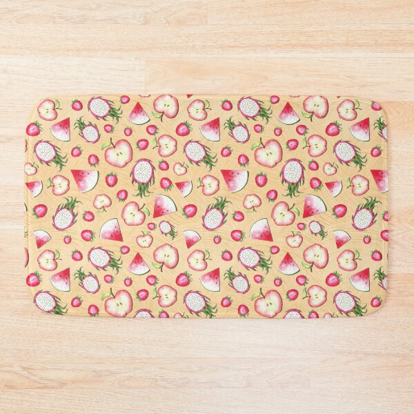 Item preview, Red Fruits on Peach Acrylics designed and sold by lisanganart.