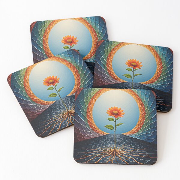 Item preview, Flower grows from dark soil into the light designed and sold by Mianku | Für das Leben.