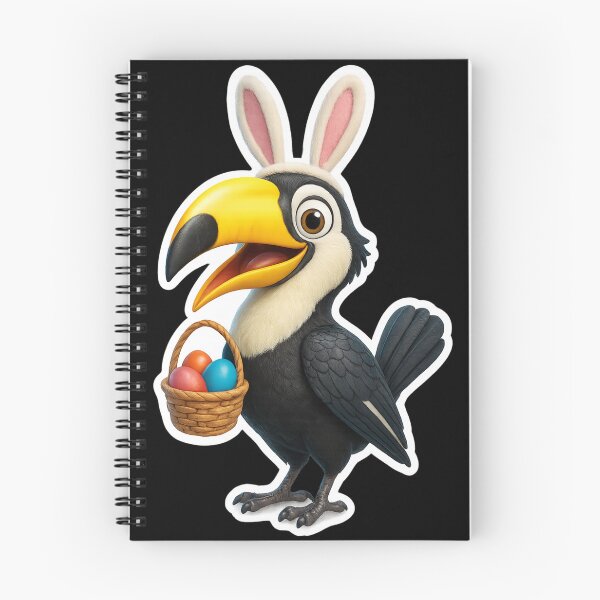 Item preview, Easter Oriental Pied Hornbill designed and sold by Sillytoe.