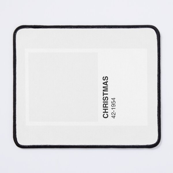 Item preview, Christmas Song White Colour Swatch - Off White Border designed and sold by The Colourful Game.