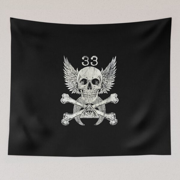 Item preview, Thirty-three Illuminati Skull designed and sold by ShayneoftheDead.