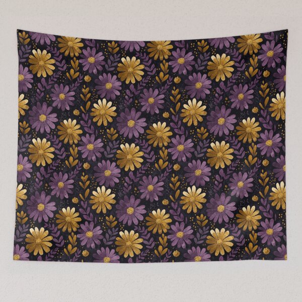 Item preview, Edgy Daisy Print - Hawaiian Flower Pattern   - Christmas Gift Baskets designed and sold by RoyalStarsPatts.