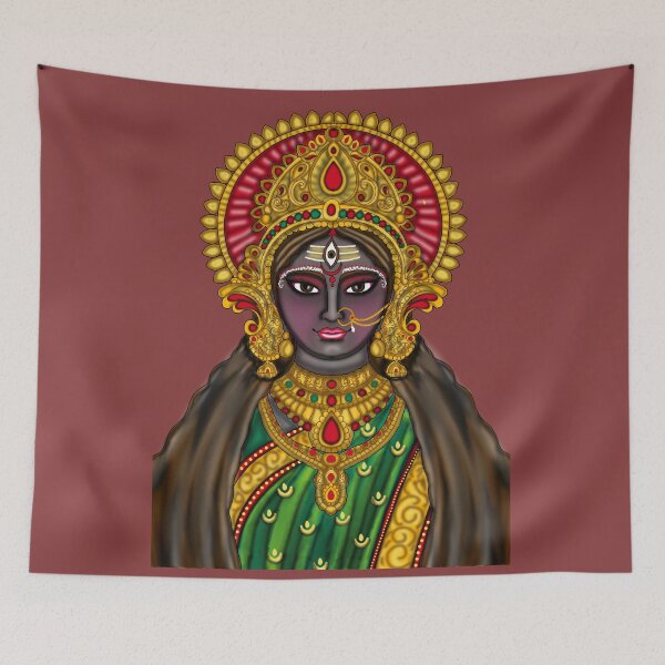 Item preview, Goddess Kali Artwork | Sacred Hindu Divine Mother Digital Illustration designed and sold by Harshit_Digital_Arts.