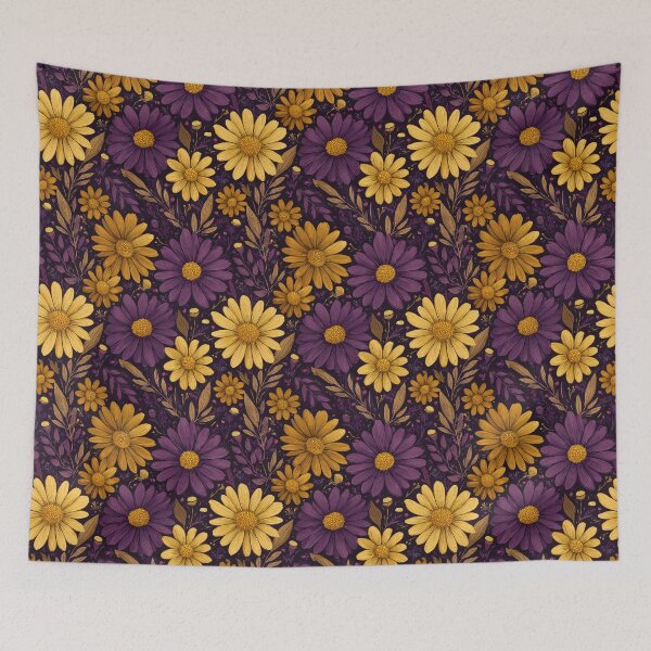 Item preview, Petaled Daisy Print  - Retro Flower Floral   - Christmas Gift Ideas designed and sold by RoyalStarsPatts.