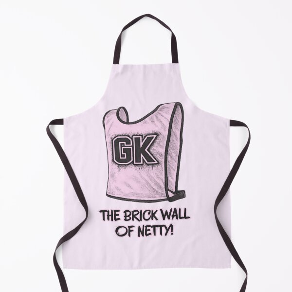 Item preview, GK Goal Keeper - Netball - The Brick Wall of Netty designed and sold by Hello Bee Bee.