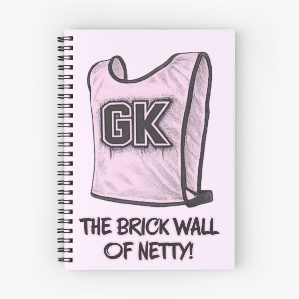 Item preview, GK Goal Keeper - Netball - The Brick Wall of Netty designed and sold by Hello Bee Bee.