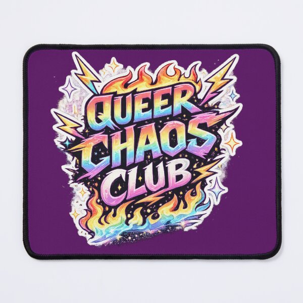Item preview, Queer Chaos Club Rainbow Pride Graphic | LGBTQIA+ Pride Parade Outfit | Funny Queer Community Gift designed and sold by ArtByTripti.