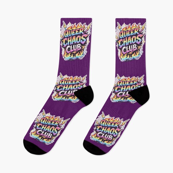 Item preview, Queer Chaos Club Rainbow Pride Graphic | LGBTQIA+ Pride Parade Outfit | Funny Queer Community Gift designed and sold by ArtByTripti.