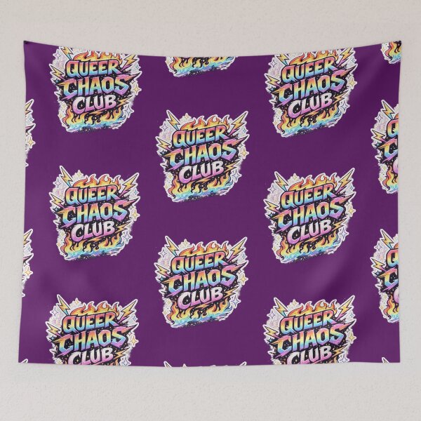 Item preview, Queer Chaos Club Rainbow Pride Graphic | LGBTQIA+ Pride Parade Outfit | Funny Queer Community Gift designed and sold by ArtByTripti.